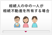 相続人の中の一人が相続不動産を所有する場合