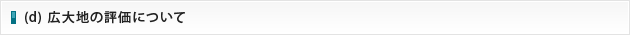 広大地の評価について